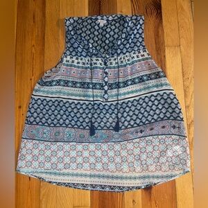 Women’s Patterned Sleeveless Blouse